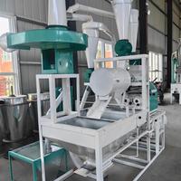 Moulin à céréales commercial compact chinois pour maïs, riz, épices et blé – Machine à moudre la farine et le maïs