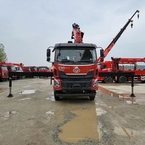 Camion grue à flèche pliante Dongfeng Liuzhou 8x4 14 tonnes, grand véhicule de transport et de levage pour travaux d'ingénierie - Product Image 4