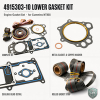 Kit de joints de moteur 4915303-10 compatible avec le moteur diesel NT855, kit de réparation et de révision, pièces détachées pour machines lourdes