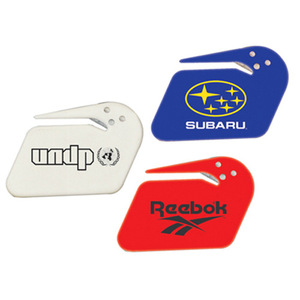 Kosmodisk <b>Plastic</b> <b>Letter</b> Opener Crescent Shape White Portable Cutting Tool For Office Use - Product Image 4