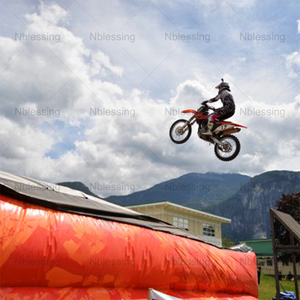 Extreme Free Fall Sport Skiing Stunt <b>Inflatable</b> Jumping Landing Airbag Ramp Pad/Sloped Bikeparks Snowpark Eco-Friendly Skiing - Product Image 4