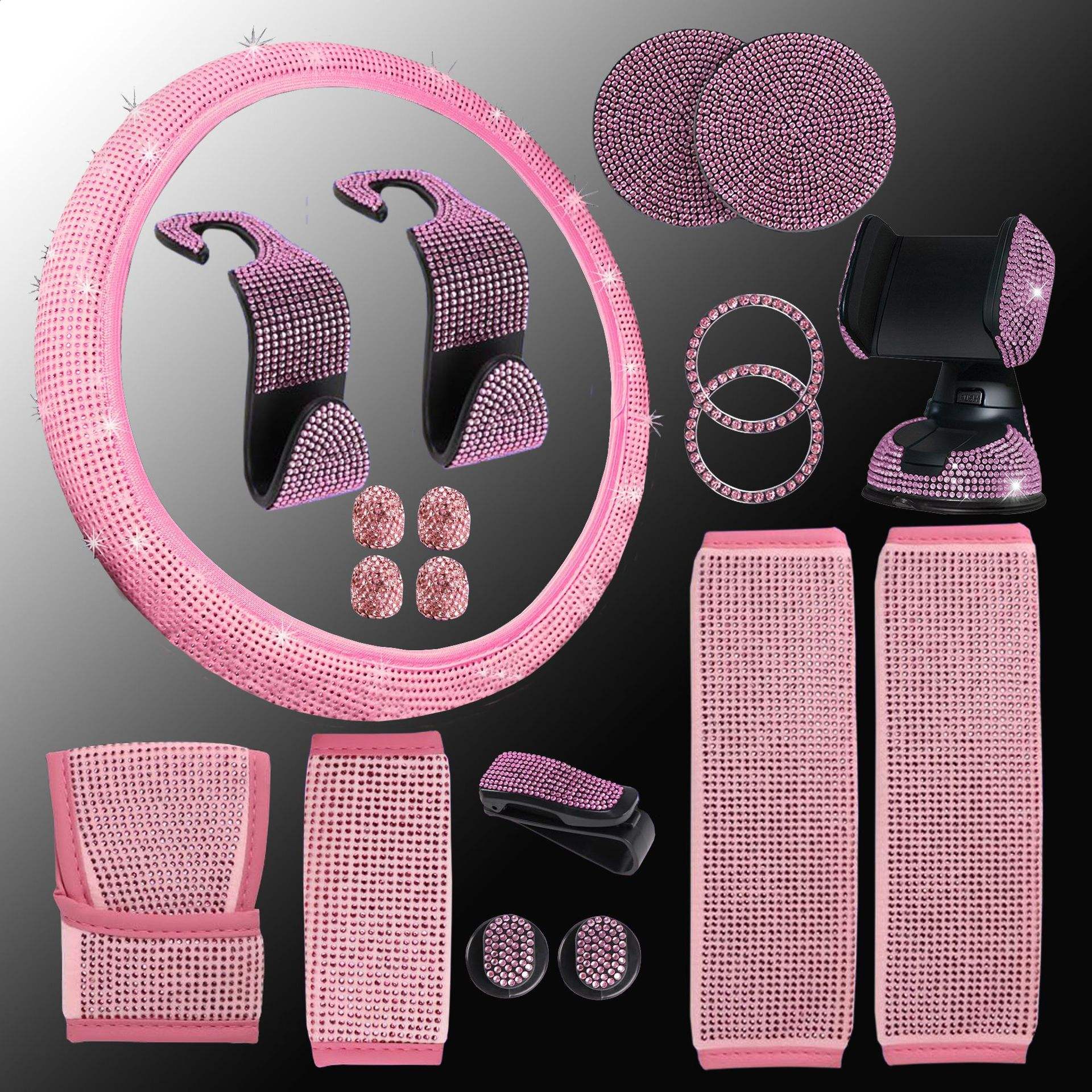 สีชมพูทั้งหมด - 38 ซม.