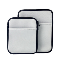 Sarung Buku Neoprena Custom Print dengan Resleting, Sublimasi, untuk Ebook Reader Kindle