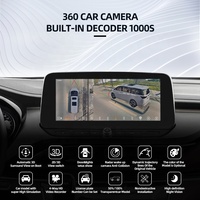 Caméra panoramique Wemaer LVDS 360° 2D 3D Vue d'oiseau HD DVR de voiture Vue panoramique Surveillance de tous les côtés Vue d'oiseau à 360° Caméra de voiture