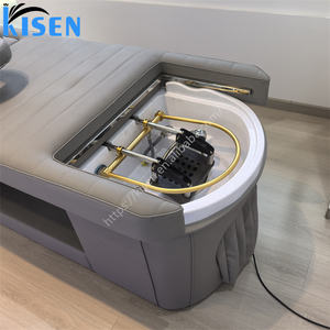El más nuevo Head Spa Hair Shampoo Cama Salón Muebles Pedicura eléctrica Lavado Masaje Champú japonés Tazón Sillas con baño de pies - Product Image 4