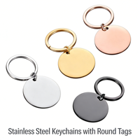 Porte-clés souvenir personnalisé en acier inoxydable, étiquette suspendue multicolore, gravure au laser, logo imprimé UV