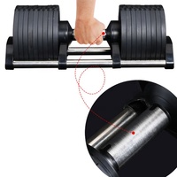 Équipement de gymnastique haltères Fitness réglable pas cher portable ensembles d'haltères en fonte 40kg