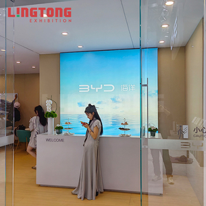 Op maat gemaakte 4m hoge vrijstaande grote lichtbak display, draagbare buiten LED reclamebord - Product Image 2