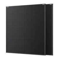 Panneau solaire bifacial 800W type N 25% 2 pièces panneaux solaires 400 Watt module PV pour toit de maison, ferme, hangar, camping-car, marine, hors réseau