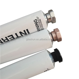 0 Plastic Tubes Package 100% Recyclable Aluminium Octagon Lids Pure Aluminium Collapsible Tubes With Rose Gold Cap