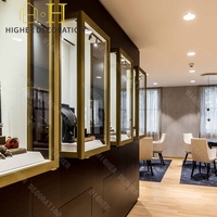 Vitrine de luxe pour montres, présentoir de montres, armoire dissimulée, comptoir d'exposition de montres