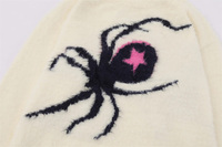 Pull en coton personnalisé Star Spider Men, tricot d'hiver, col rond, pull streetwear, fabricant de pulls en tricot tendance