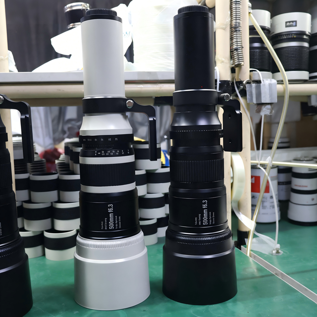 500mm F/6.3 Manual Focus Long Distance Fixed Focus Lens, Multi-Coated Optics Camera Lenses for Canon Nikon Sony DSLR