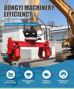 Excavator Attachments Prefabricated Pile Setter Rotating <strong>Telegraph</strong> <strong>Pole</strong> Clamp with Pressure-maintaining Valve Cylinder <strong>for</strong> <strong>Sale</strong> - Product Image 6