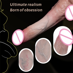31cm Realistic <b>Dildo</b> Medical-Grade Soft Silicone with Lifelike Texture Suction-Base Design, and Dual-Layer Construction - Product Image 4