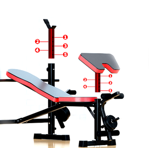 Ensemble de barres d'haltères réglables, poids de musculation pour <span class=keywords><strong>banc</strong></span> de musculation, poids pour machine à développé pectoraux, sport - Product Image 5