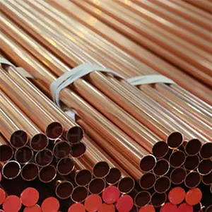 ASTM B280/B111/B152 Copper Seamless Tubes C11000 C12200 C10100 C10200 Bright TP2 Copper Pipes For Sale