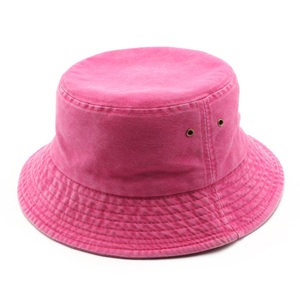 <span class=keywords><strong>Chapeau</strong></span> <span class=keywords><strong>Surfer</strong></span> Bucket Cap pour Femme 100% Coton, Personnalisable, Motif de Luxe, Couleur Unie, Lavage Vintage, Rose Chaud, Bon Marché - Product Image 1