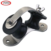 Xiamen Sunshine Marine 304 SS Stern Fairlead : Rouleaux de guidage d'ancre pour quille de navire, assurant un glissement fluide et une grande résistance à la corrosion