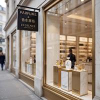 Support de distributeur de parfum personnalisé avec logo, vitrine de présentation de parfum pour magasin de détail