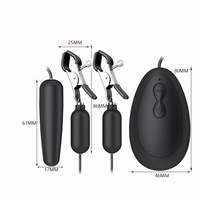 10-Frequenz Vibrations-Brustclip Zungen-Leck-Klitoris-Brust-Massage Sexspielzeug Vibrierendes Ei Rosa Nippelklemme Weiblicher Masturbator