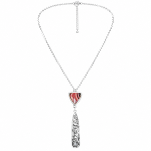 Collana con ciondolo triangolare lungo in stile bohémien vintage, regalo per feste da donna - Product Image 1