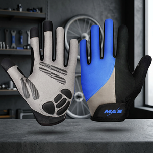 Half <b>Finger</b> Unisex Impact Gloves with Leather Palm Protection Non-Slip Breathable for Mountain Road <b>Bike</b> Cycling - Product Image 2