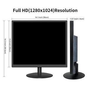 จอภาพ LED ขนาด 17 นิ้ว HD แบบสี่เหลี่ยม ความละเอียด 1280 x 1024 75 Hz 5ms ติดตั้งได้ สำหรับคอมพิวเตอร์ตั้งโต๊ะ - Product Image 2