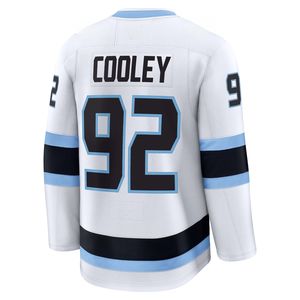 Großhandel genäht Utah Hockey Jersey Schwarz #9 Clayton Keller #92 Cooley Jersey Hockey Uniform - Product Image 5
