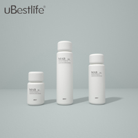 Bouteille d'emballage cosmétique en plastique PET personnalisée modèle MAB 50/80/100/120/150ml pour essence et tonique