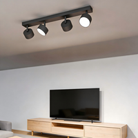 Support de lampe rotatif GX53, luminaire de plafond moderne et minimaliste pour salon et chambre à coucher