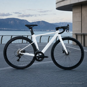 Bicicletta <span class=keywords><strong>da</strong></span> Strada in Lega di Alluminio 700 x 28C, Opzioni 16 18 20 Velocità, Freno a Disco, Forcella Rigida per Ciclismo su Strada - Product Image 5