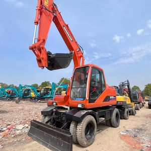 Excavatrice à roues DOOSAN DH150W-7 dh150w dh150 15 tonnes Excavateurs d'occasion Machines de construction Équipement godet certifié CE - Product Image 1