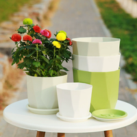 Pot de fleurs d'orchidée pas cher, vente chaude, décoration de jardin, jardinières légères en plastique pour plantes bonsaï et succulentes