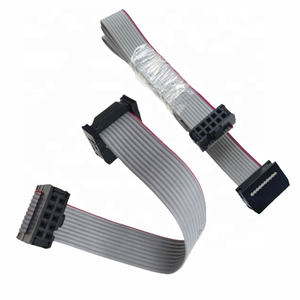 10 pin 2 * 5pin IDC 10way 2.54mm Pitch Pinrex Bump Extension Grey Flat Ribbon Cable 0.635mm - Product Image 2