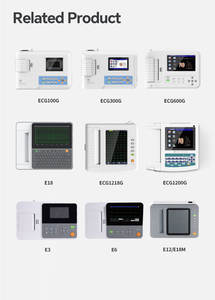 Mesin EKG CONTEC ECG1212G 12 Lead dari Cina, Mesin EKG Portabel 12 Kanal untuk Ekokardiografi Medis, Harga - Product Image 6