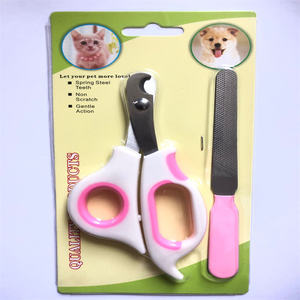 कम कीमत फैक्टरी थोक पेशेवर पालतू कुत्ते नाखून क्लिपर ग्रोमिंग कैंची किट - Product Image 3