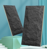 Revêtement mural moderne en pierre PU imitation marbre, résistant à l'humidité, pour l'intérieur et l'extérieur