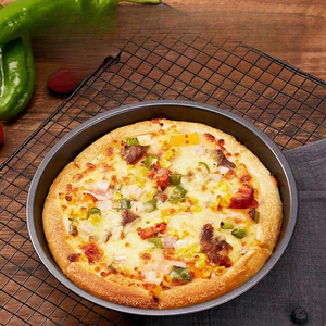 Moule à <span class=keywords><strong>pizza</strong></span> rond en acier au carbone de qualité supérieure <span class=keywords><strong>Marvelous</strong></span> pour la cuisson au four de cuisine avec surfaces antiadhésives - Product Image 4