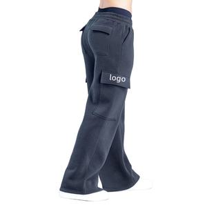 Alxin Online Wholesale Fornecedor Streetwear Y2k Moda Casual Calças Jogger Calças de carga Sweatpants Wide-Leg Calças Calças das mulheres - Product Image 6