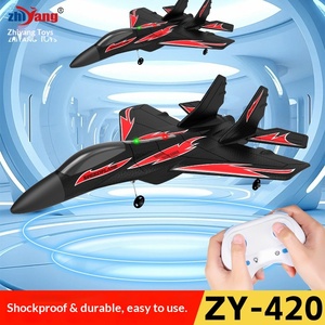 Игрушечный самолет-истребитель Chi Yang, модель планера с фиксированным крылом, ударопрочный, из EVA, ZY-420, 2 канала, для использования в помещении, с записью видео 1080p FHD - Product Image 4