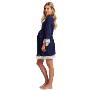 Accappatoio <span class=keywords><strong>da</strong></span> donna alla moda per l'allattamento alla maternità <span class=keywords><strong>da</strong></span> donna accappatoio per l'allattamento al seno 3 in 1 camicie <span class=keywords><strong>da</strong></span> <span class=keywords><strong>notte</strong></span> per <span class=keywords><strong>parto</strong></span> travaglio - Product Image 4