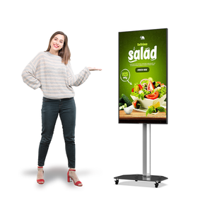 Di động Android Áp phích kỹ thuật số media player kiosk trong nhà di động màn hình quảng cáo bán lẻ cửa hàng biển quảng cáo kỹ thuật số biển - Product Image 4