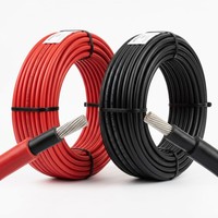 PV1-F TÜV Solar PV-Kabel 2,5 4 6 mm² Einadrig DC 1,0kV Halogenfrei Wetter- und Ozon-UV-Beständig für Photovoltaik-Systeme und Dächer