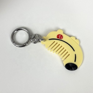 Llavero Colgante de Acetato con Logotipo Personalizado, Diseño de Perrito, Fruta o Gato, Peine Creativo y Bonito para el Cabello, Accesorio para el Maquillaje y para Peinar las Flequillas - Product Image 4