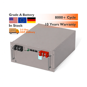 Batteries Li-ion 48V 100Ah Lithtech sans entretien pour télécommunications avec BMS et chargeur, transfert de données sans fil - Product Image 1