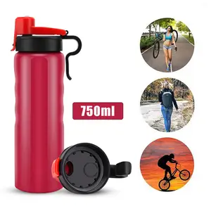 New Design Stainless Steel Sport Water Bottle With Colorful Caps