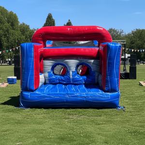 Parcours d'obstacles gonflable directement de l'usine, piste de défi gonflable personnalisée, parcours d'aventure gonflable pour la location d'événements en plein air - Product Image 2
