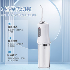 Portable Electric Water Flosser 300Ml Tank 3 Modes Rechargeable Oral Hygiene Device For Adults - Product Image 1