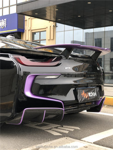 Nouveau kit carrosserie en fibre de carbone ZNDR style haut de gamme pour I8 2014-2020 : lèvre avant, diffuseur, spoiler, jupes latérales de remplacement - Product Image 6